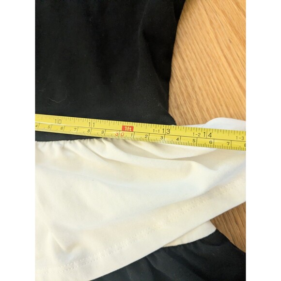 Hanna Andersson Black & White Tiered Ruffle Dress Bow Girls 160 US 14-16 - Picture 6 of 6